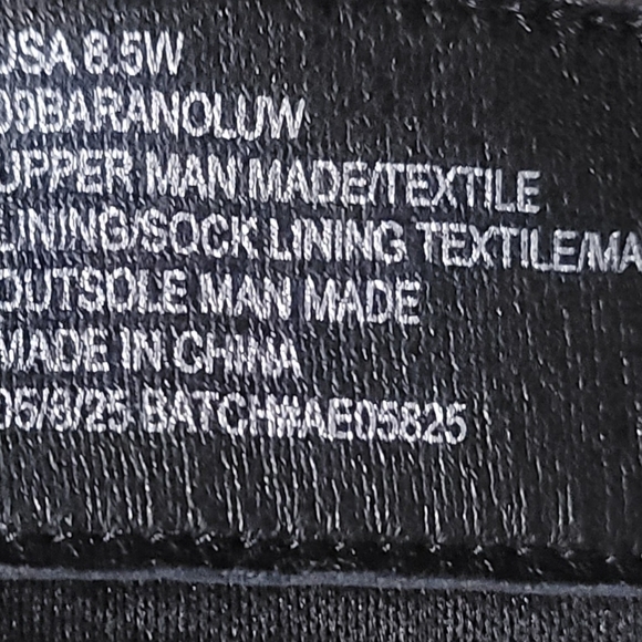 Alexis Bendel Black Faux Leather Knee High Boots 3 In Block Heel Wide Calf - Picture 7 of 7